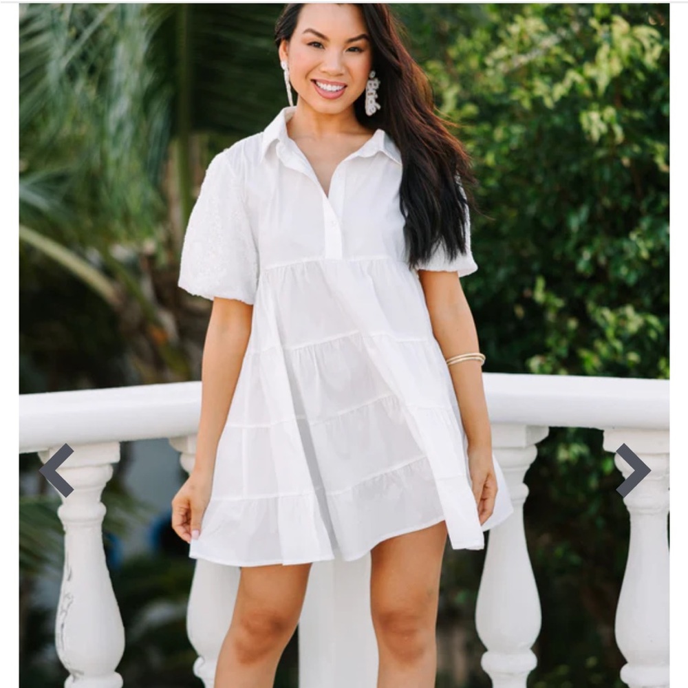 Chic White Mini Dress